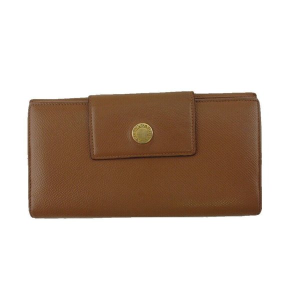 Authenticity guaranteed USED BVLGARI Wallet Classico Leather